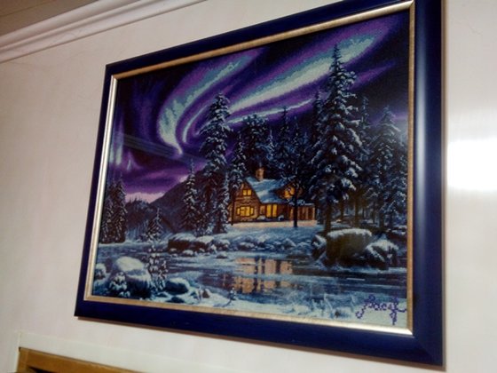 Работа «"Полярное сияние " Золотое Руно»