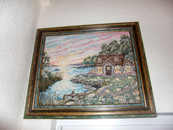 Работа «Восход в деревне»