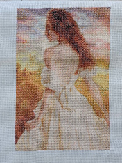 Работа «Девушка в белом»