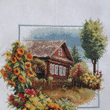 Работа «Домик в деревне»