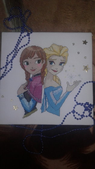 Работа «Эльза и Анна (Холодное сердце)»