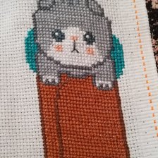 Работа «Котик в лаваше»