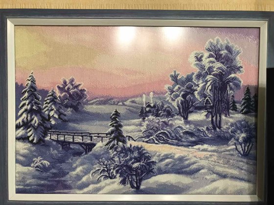 Работа «Зима»