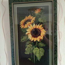 Работа «Подсолнухи»