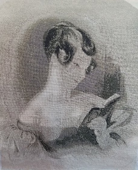 Работа «Девушка с книгой»