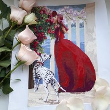 Работа «Аромат роз (Золотое руно)»