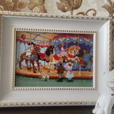 Работа «Карусель из детства.»