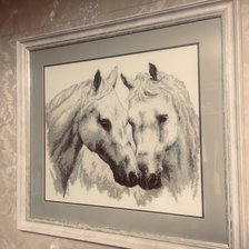 Работа «Мои лошадки. Набор от фирмы Панна.»