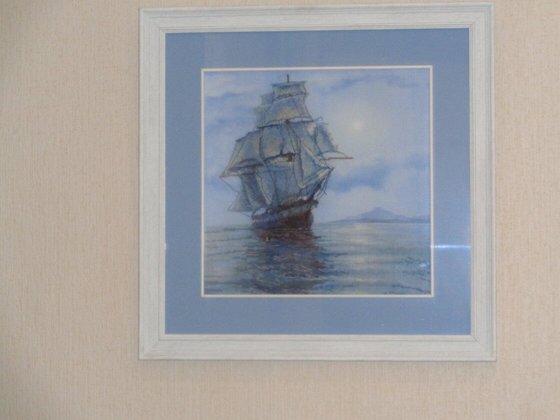 Работа «"В лунном сиянии"»