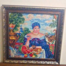 Работа «"Купчиха" по картине Кустодиева»