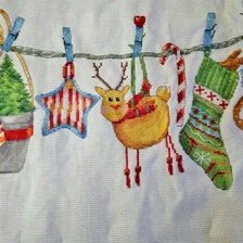 Работа «Рождественская гирлянда»