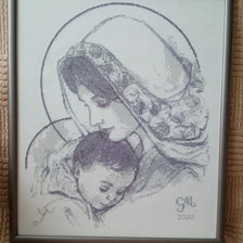 Работа «Мать с ребенком»