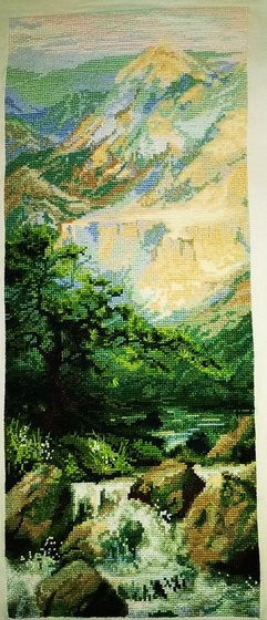 Работа «Горная река»