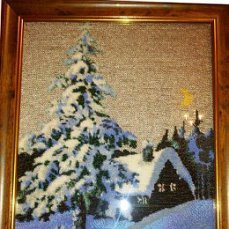 Работа «Зима в лесу»