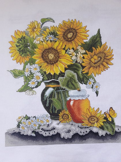 Работа «подсолнухи и мед»