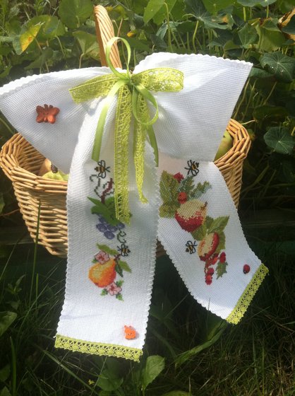 Работа «Бант на корзину»