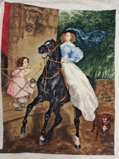 Работа «Всадница»