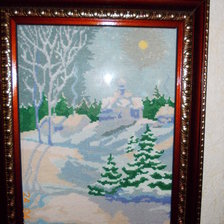 Работа «Зимний пейзаж»