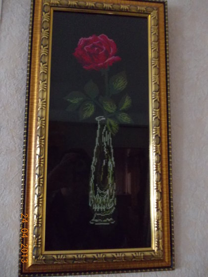 Работа «Роза красная»