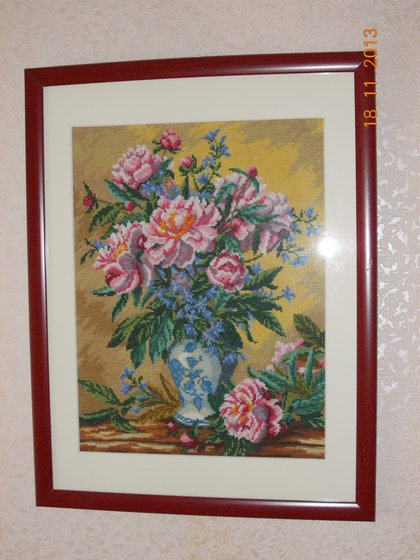 Работа «Пионы»