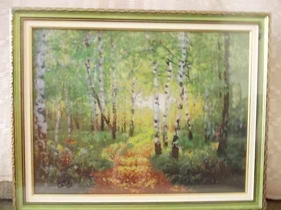 Работа «Березовая роща»