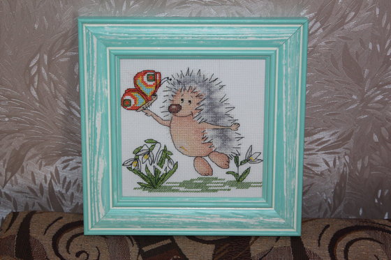 Работа «Весенний ежик»