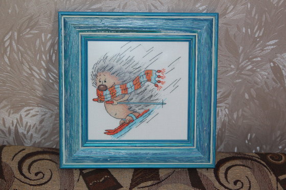 Работа «Зимний ежик»