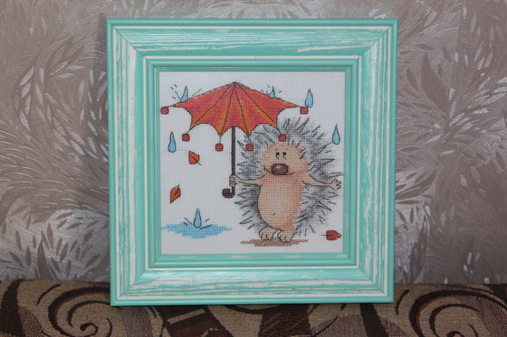 Работа «Осненний ежик»