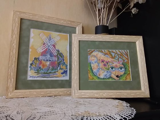 Работа «мельница и мой добрый лис»