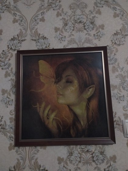 Работа «Эльф с бабочкой»