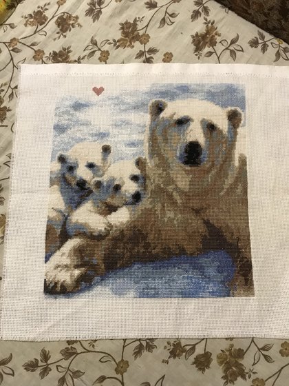 Работа «Семья мишек»