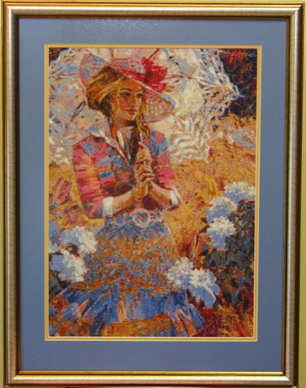 Работа «Дама с зонтиком»