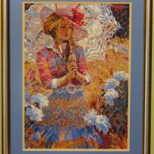 Работа «Дама с зонтиком»