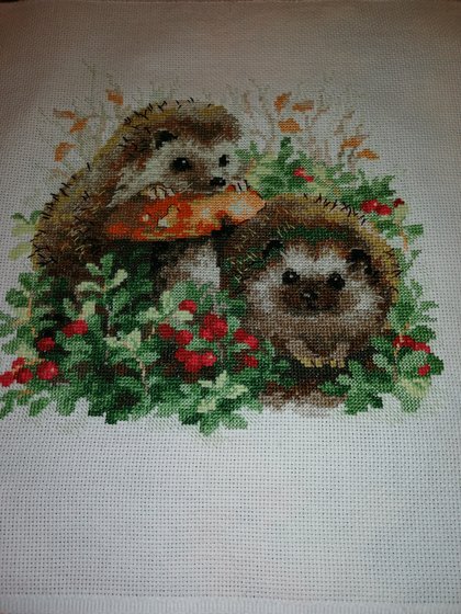 Работа «Ёжики»