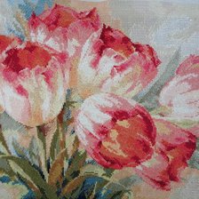 Работа «Тюльпаны»