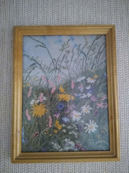 Работа «Полевые цветы»