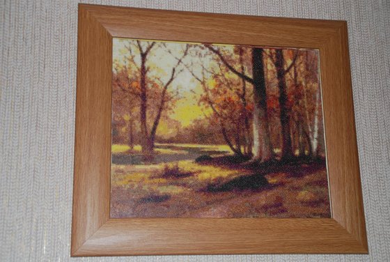 Работа «Осенний лес»