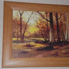 Работа «Осенний лес»