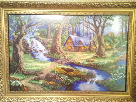 Работа «Домик в лесу»