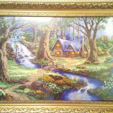 Работа «Домик в лесу»