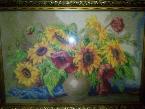 Работа «Подсолнухи»