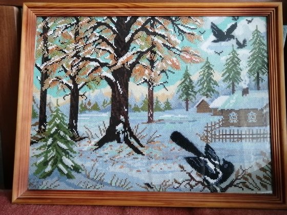 Работа «Зимняя зарисовка»