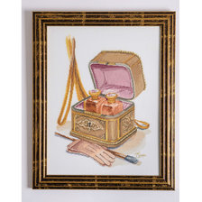 Работа «Натюрморт с кожаной шкатулкой»