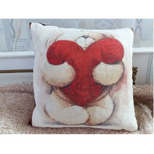 Работа «Подушка "Мишка с сердцем"»