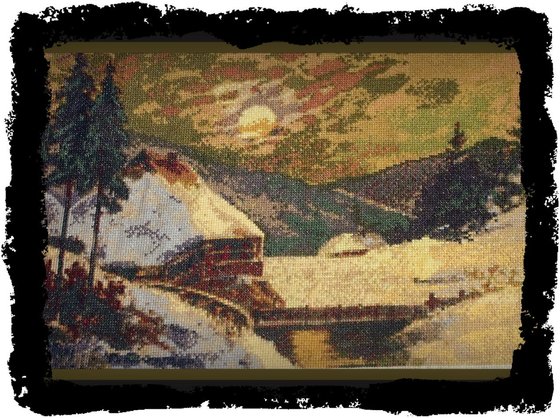 Работа «Зимний пейзаж.»