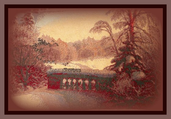 Работа «Зимний пейзаж»