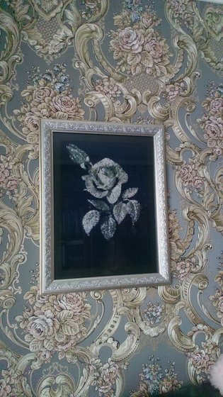 Работа «Алмазная роза»