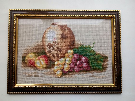 Работа «"Персики и виноград"»