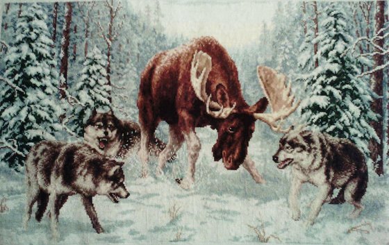 Работа «Встреча в лесу»