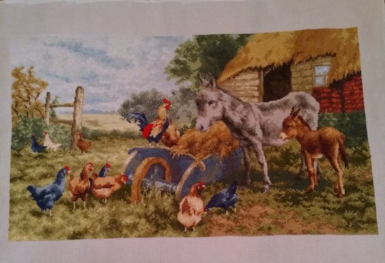 Работа «Сельское  утро»